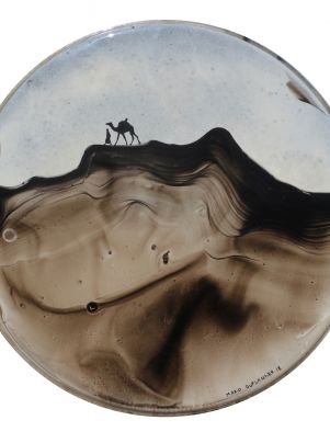 Camel ride into the Sahara